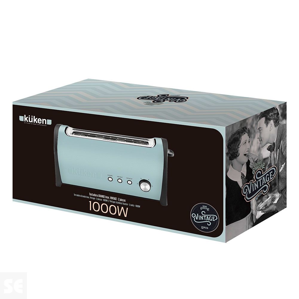 Tostadora Tacto Frío Vintage 1000 w