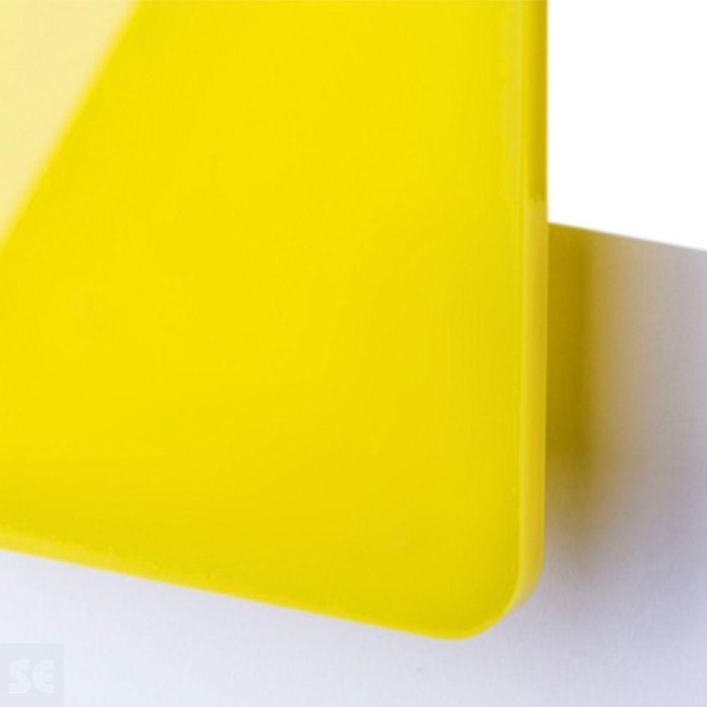 Plancha de Metacrilato translúcido Brillo-Brillo Colores Gloss Amarillo