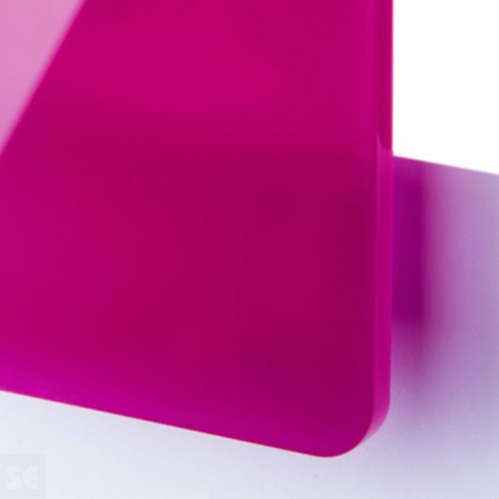 Plancha de Metacrilato translúcido Brillo-Brillo Colores Gloss Fucsia