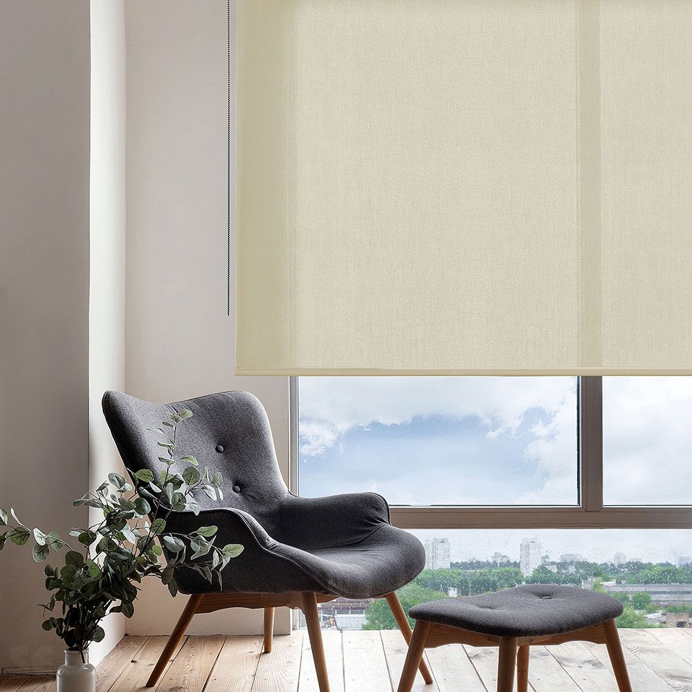 Estor Enrollable Soft Traslúcido Beig 80x250cm