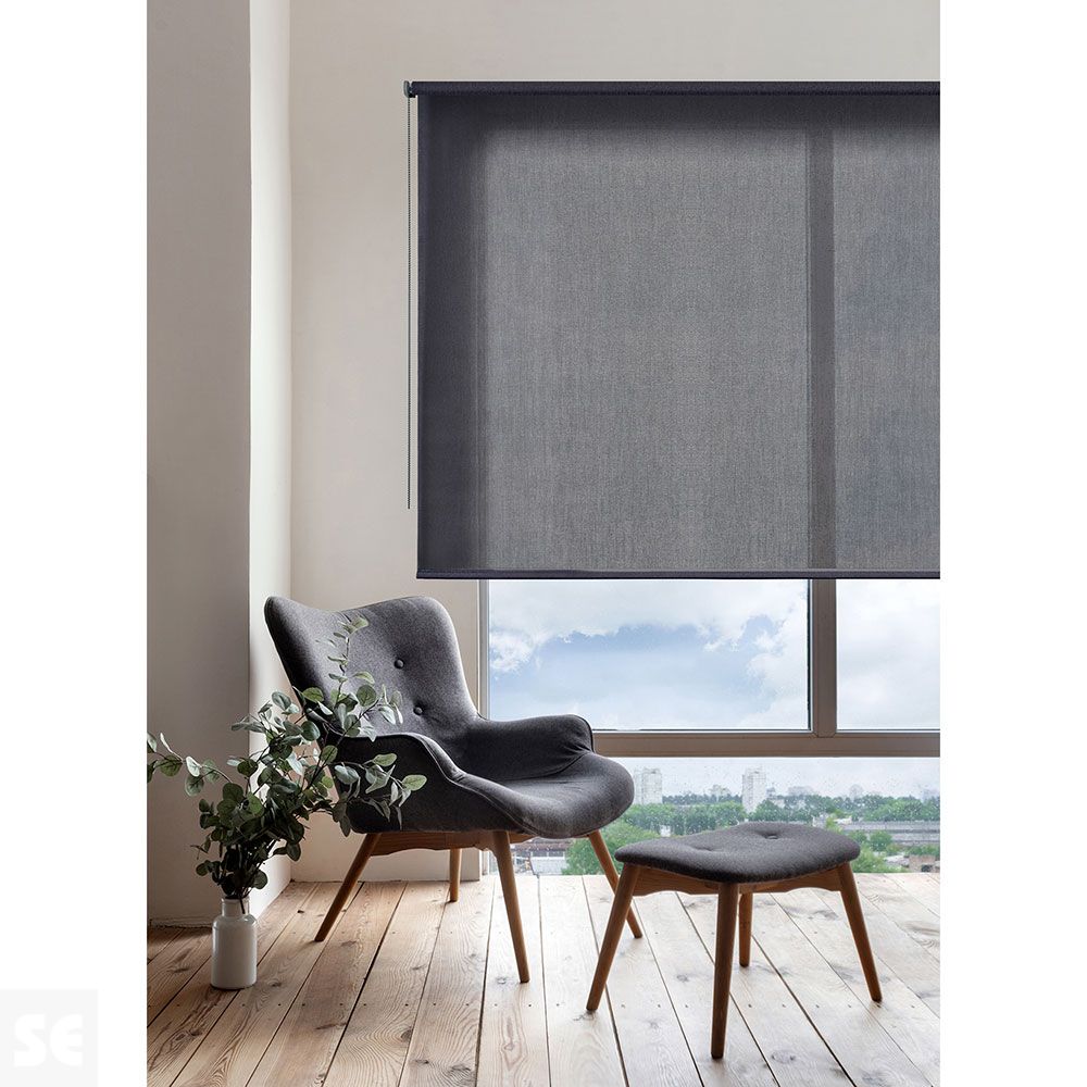 Estor Enrollable Soft Traslúcido Marengo 120x250cm