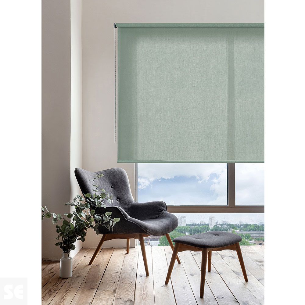 Estor Enrollable Soft Traslúcido Eucalipto 120x250cm