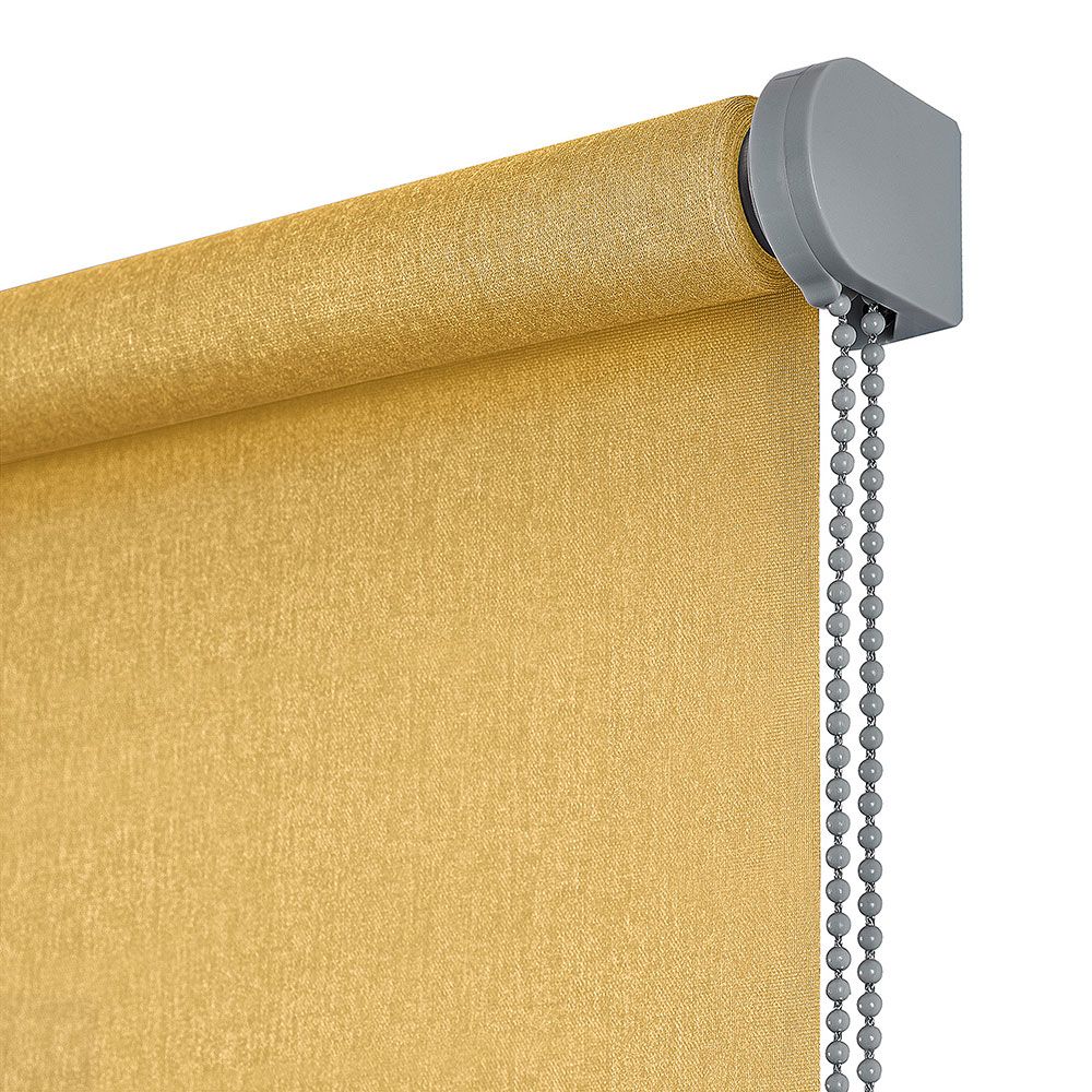 Estor Enrollable Soft Traslúcido Mostaza 80x250cm