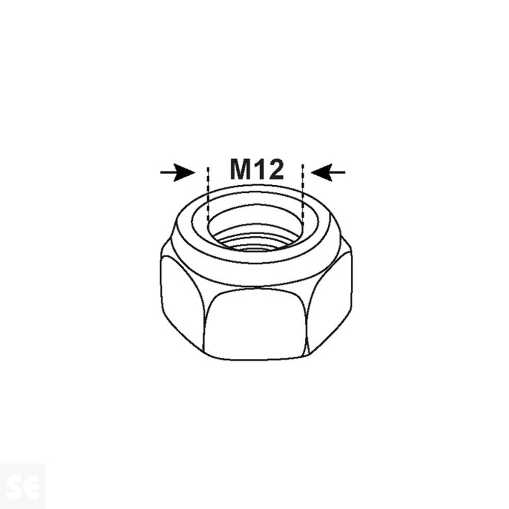Tuerca M12 Vz 985 (14u.)