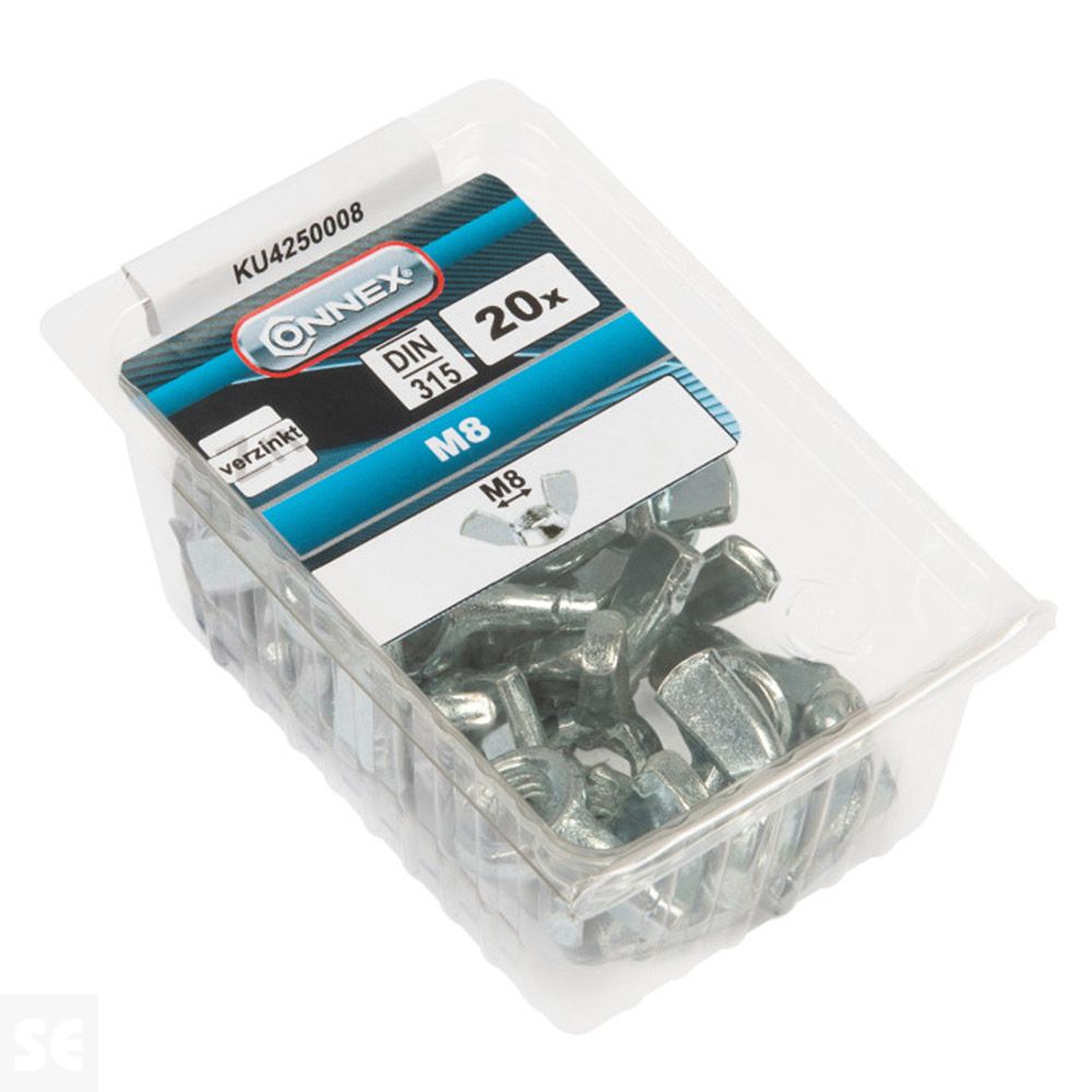 Tuercas con Orejas Cincado M8 Vz 315 A (20u.)