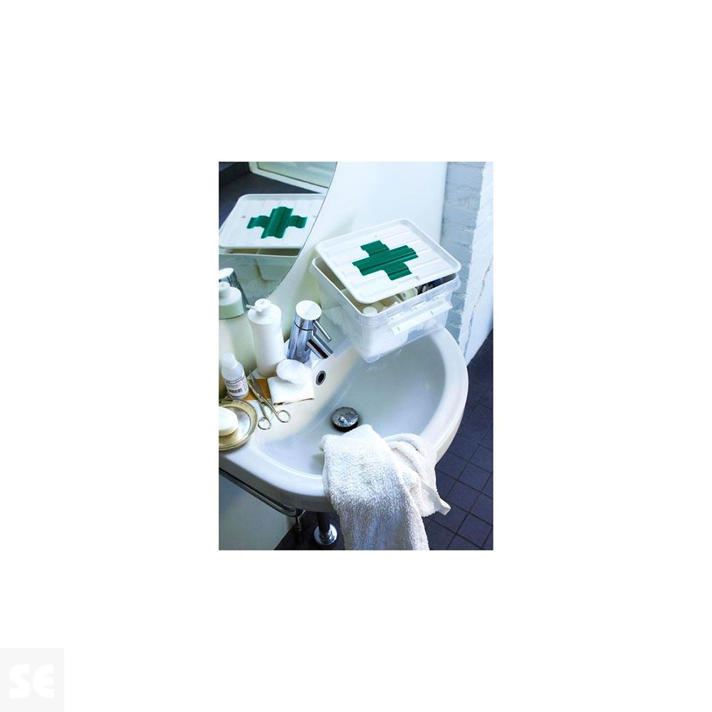 Caja Smartstore Deco 12 Primeros Auxilios 8 l 28x28x17 cm