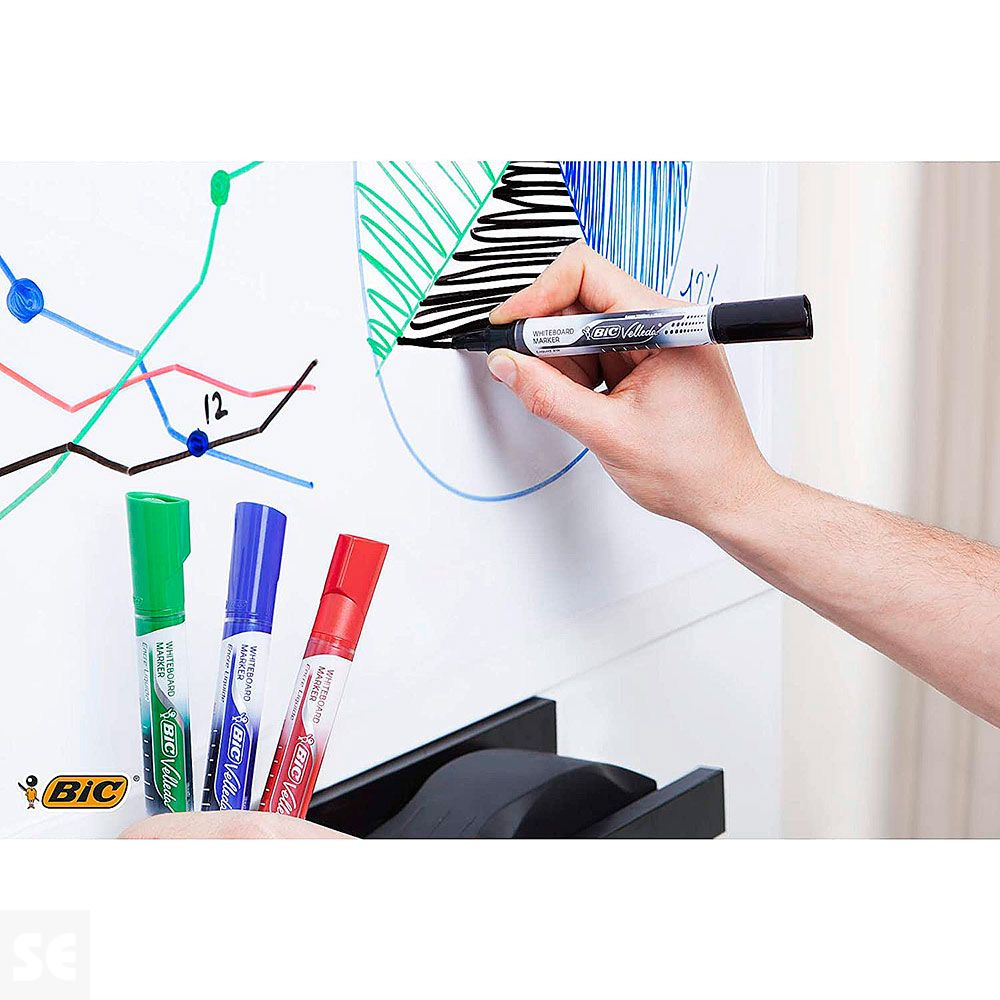 4 Rotuladores Velleda Liquido Colores Básicos