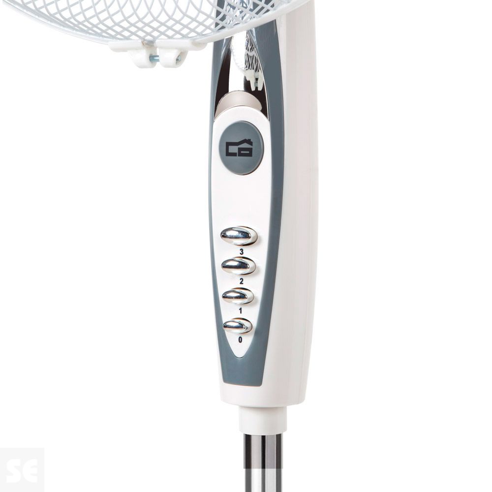 Ventilador de Pie 3 Aspas 40 cm 50w Altura Máx. 126 cm SF 0147