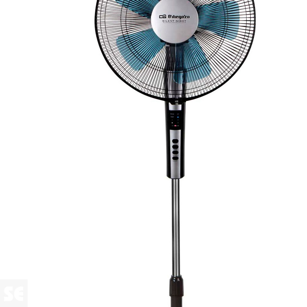 Ventilador de Pie Silencioso 5 Aspas 40 cm 65w con Mando