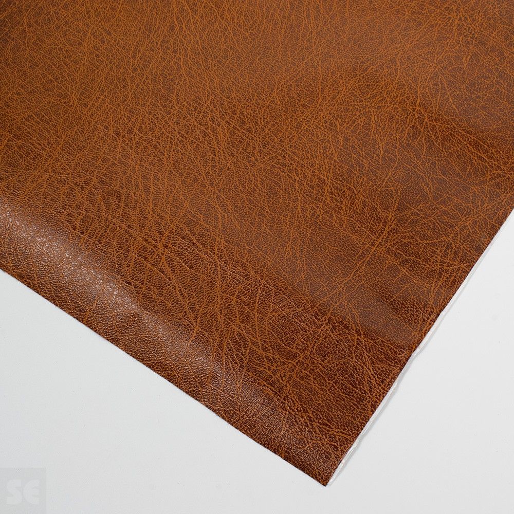 Rollo Vinilo adhesivo imitación piel marrón