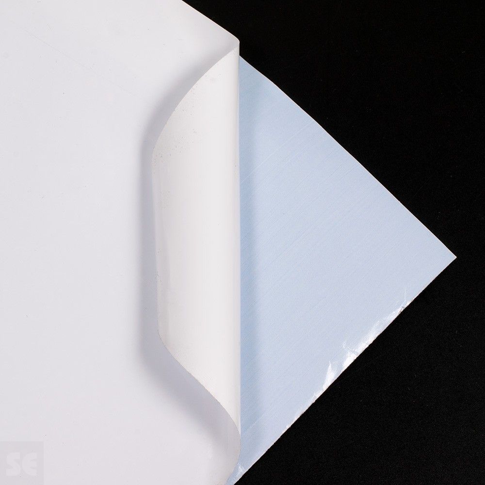 Rollo vinilo adhesivo rotulación color blanco | Servei Estació
