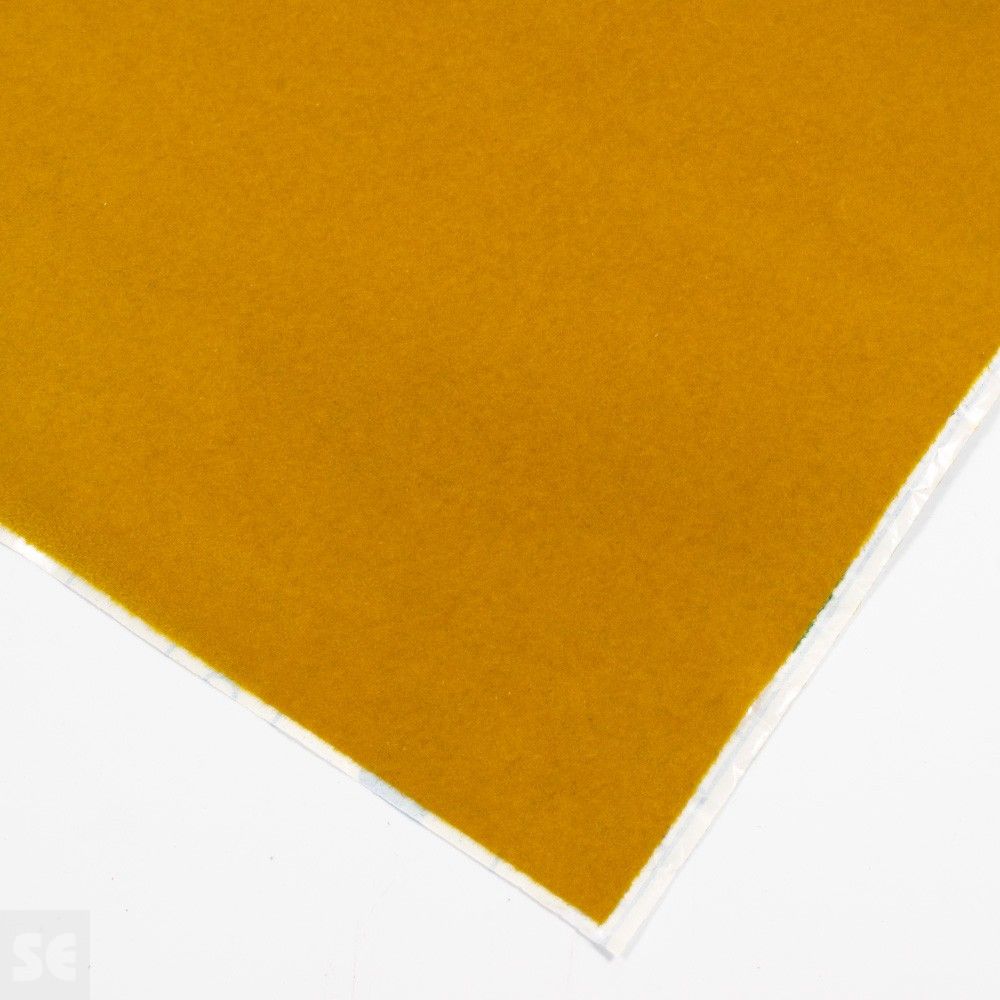 Rollo de vinilo adhesivo flocado color oro | Servei Estació