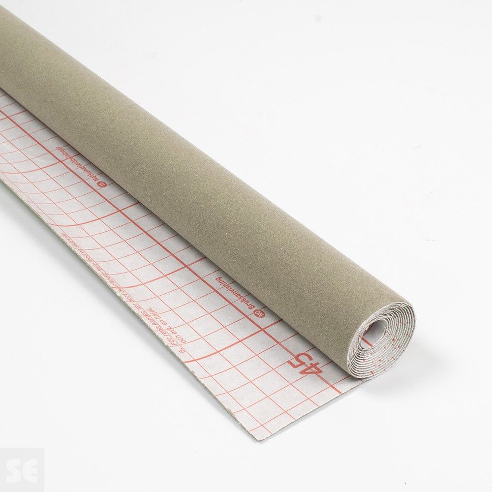 Rollo de vinilo adhesivo flocado color gris | Servei Estació