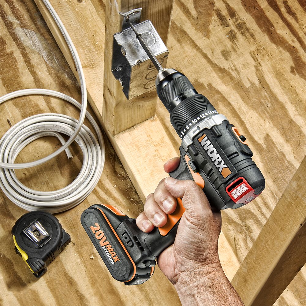 Wx373 - 20V Taladro Percutor Li-Ion 2Bat 2Ah. Bl