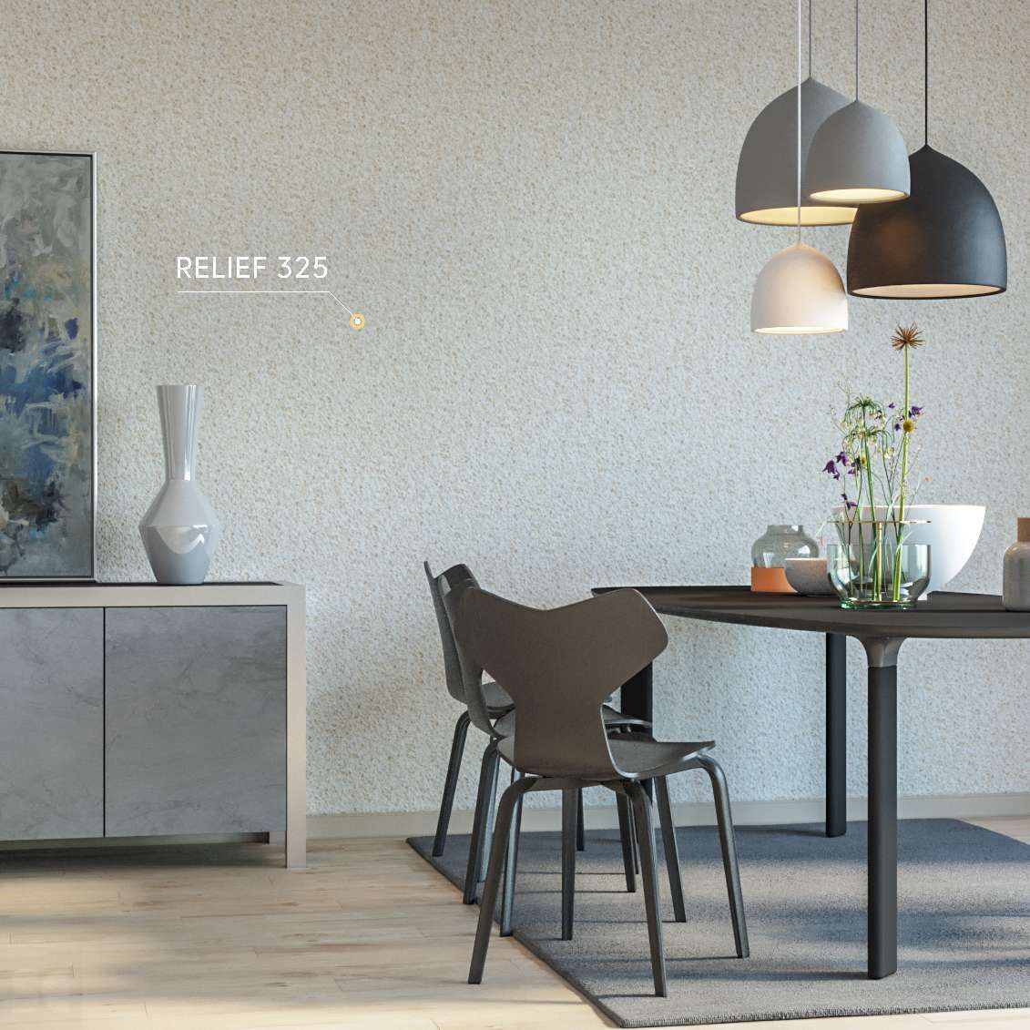 Papel pintado líquido Silk Plaster Relief 325 Rendimiento 3m2 (1kg) | Servei Estació