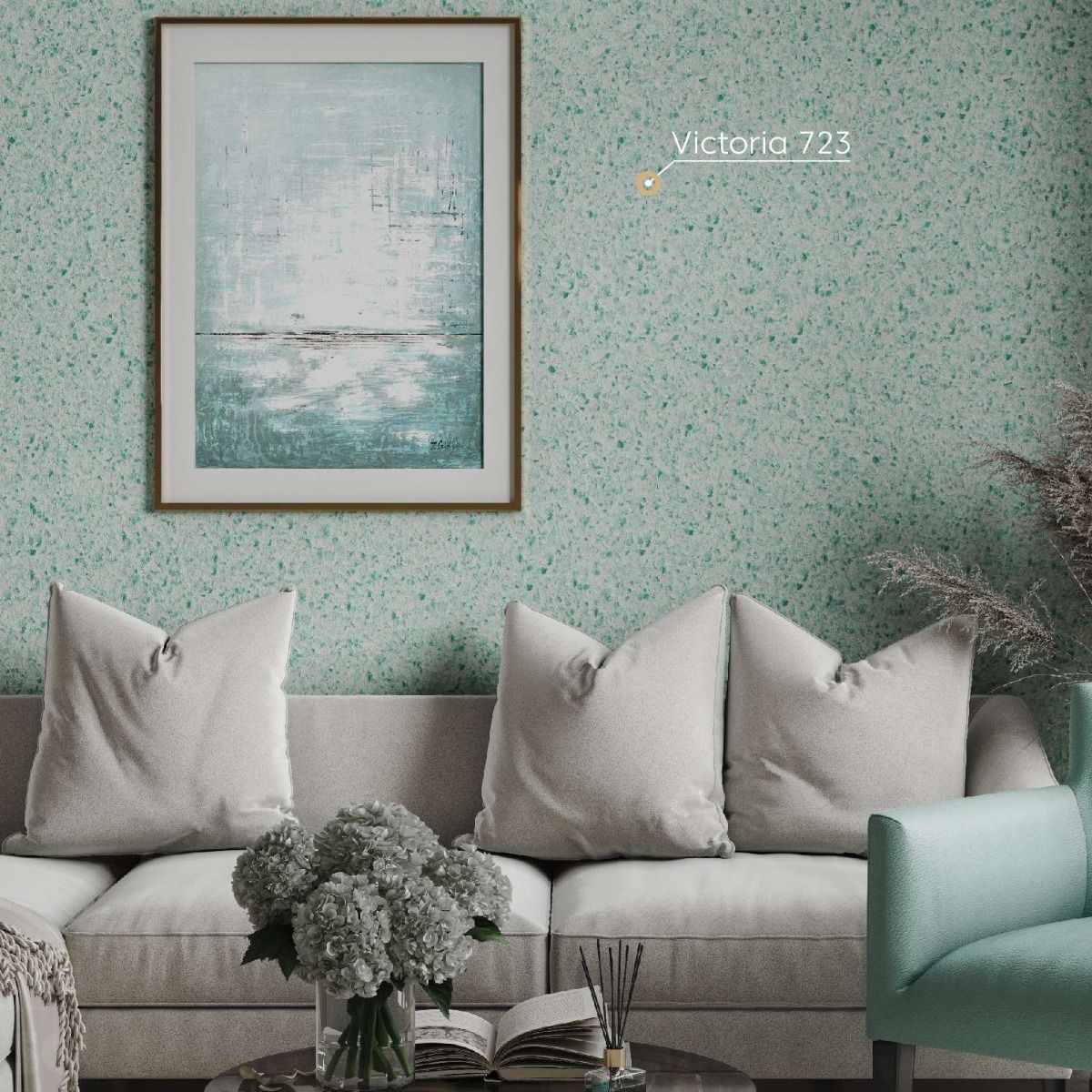 Papel pintado líquido Silk Plaster Victoria 723 Rendimiento 3,5/4m2 (1kg) | Servei Estació