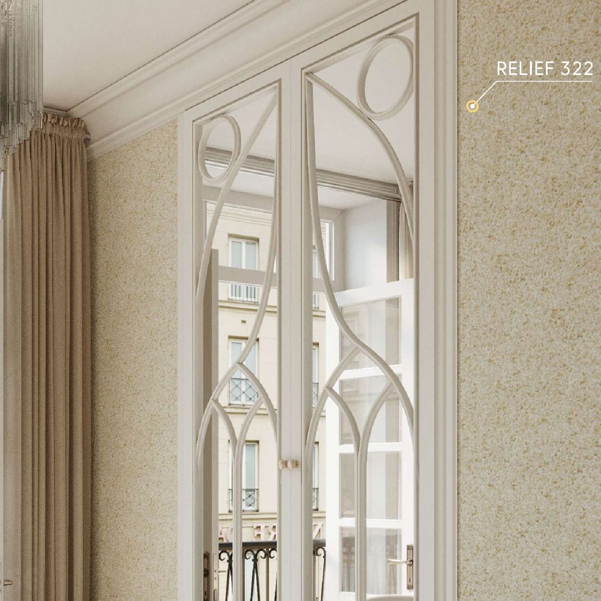 Papel pintado líquido Silk Plaster Relief 322 Rendimiento 3m2 (1kg) | Servei Estació
