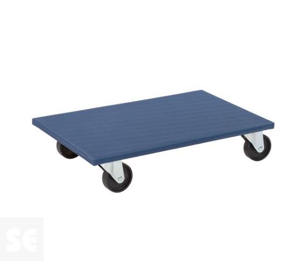 Plataforma Contrachapada Forrada con Ruedas 400kg 400x650mm