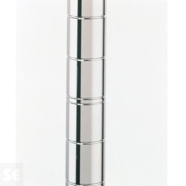 Poste Estantería Super Erecta Cromo 220cm. (largo)