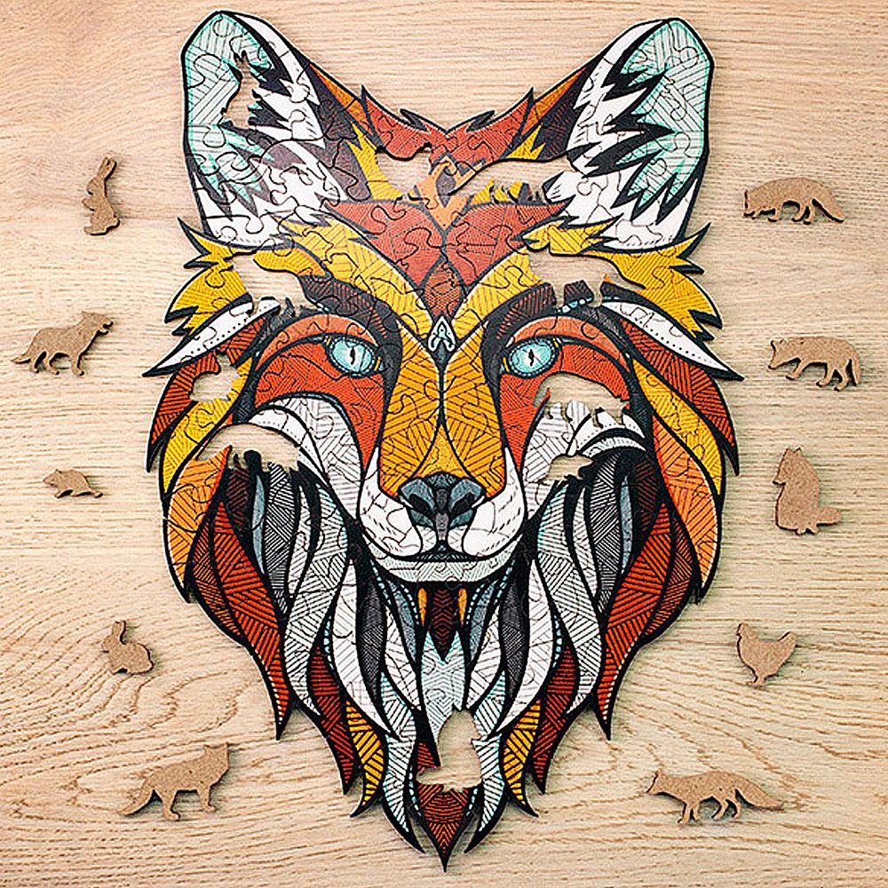 Ewa Puzzle Zorro (M) 141 Piezas Caja de Madera