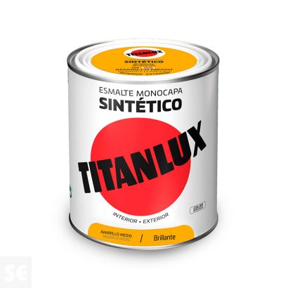 Titanlux Esmalte Sintético Brillante Amarillo Med 0,75l 001056834