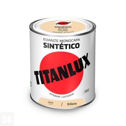 Titanlux Esmalte Sintético Brillante Crema 0,75l 001058634