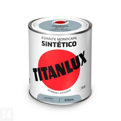 Titanlux Esmalte Sintético Brillante Gris Perla 0,75l 001050934