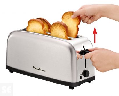 Tostador Classic 2 Rebanadas Largas 1400 W Moulinex