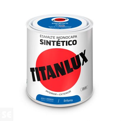 Titanlux Esmalte Sintético Brillante Azul Luminoso 0,25l