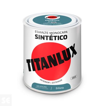 Titanlux Esmalte Sintético Brillante Gris Azulado 0,25l