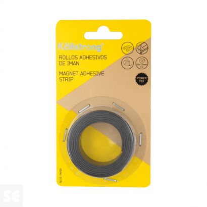 Rollo Adhesivo de Imán 20 x 1,2mm. x 1mt. Marrón