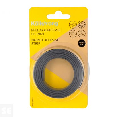 Rollo Adhesivo de Imán 20x2x1Mt. Marron