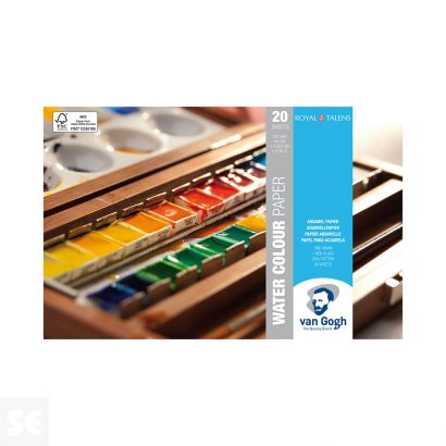 Bloc Aguada Gogh para acuarela 13,5x21 200 g