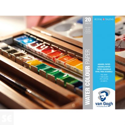 Block Aguada Gogh para acuarela 32x41 200 g