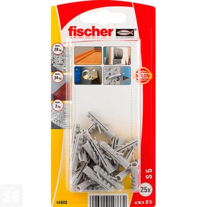 Fischer 71255 Ta M 8 - Tacos de acero con ojo, diámetro 0.472 in