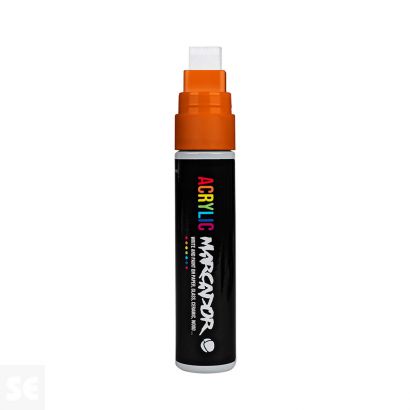 Mtn Rotulador Acrílico 15mm Naranja Fluor