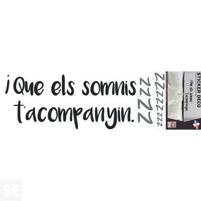 Sticker Deco Que Els Somnis  24x68Cm