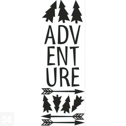 Sticker Deco Adventure 24x68Cm