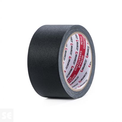 Cinta adhesiva de tela Nitto P-665 Negra 50mm X 10m