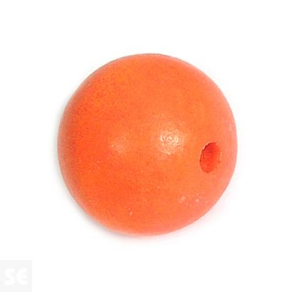 Bola Mad. Encerada Naranja 20 Mm. 10 Und 16574