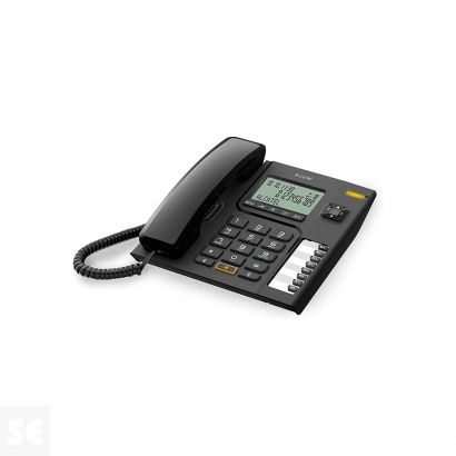 Teléfono fijo de sobremesa con 6 memorias personalizable y teclado de  grandes teclas Alcatel