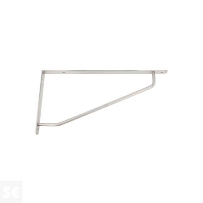 Soporte barra oval plástico blanco bolsa 50 un en Accesorios para muebles,  Soporte de barras closet