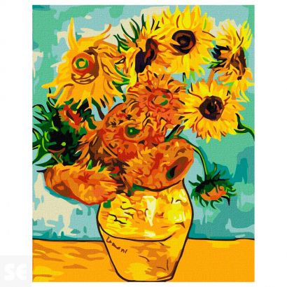 Pintar por Números Girasoles de Van Gogh