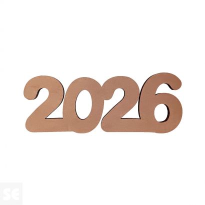 Numeros Navidad Cartón Triplex 2026