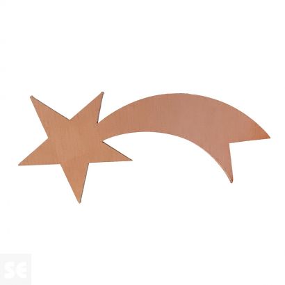 Figura Navidad Cartón Triplex Estrella Navidad