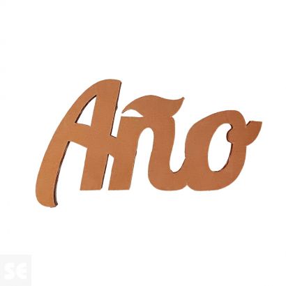 Letras Navidad Cartón Triplex AÑO