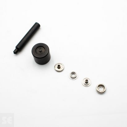 Broche presión 14 mm Níquel con troquel (10u.)