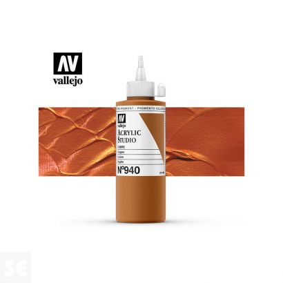 Pintura Acrylic Studio Cobre 200 ml