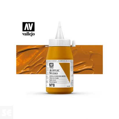 Pintura Acrylic Studio Amarillo Óxido Hierro 500 ml