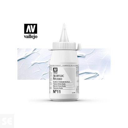 Pintura Acrylic Studio Blanco De Titanio 500 ml